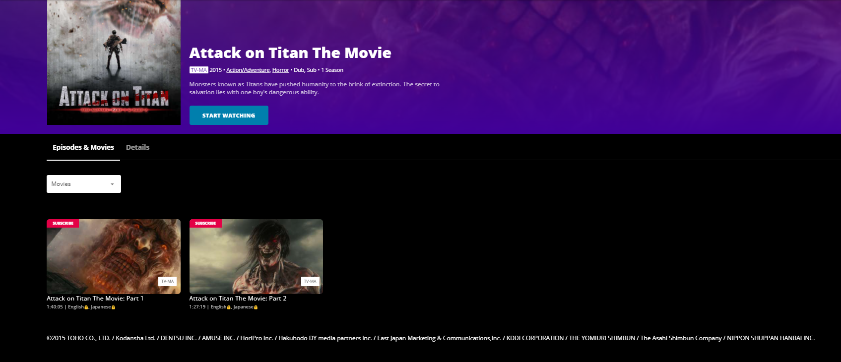 Funimation_Attack on Titan_The Movie