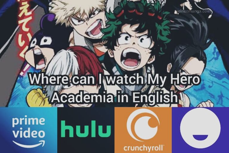 Where can I watch My Hero Academia in English Dubbed 2022