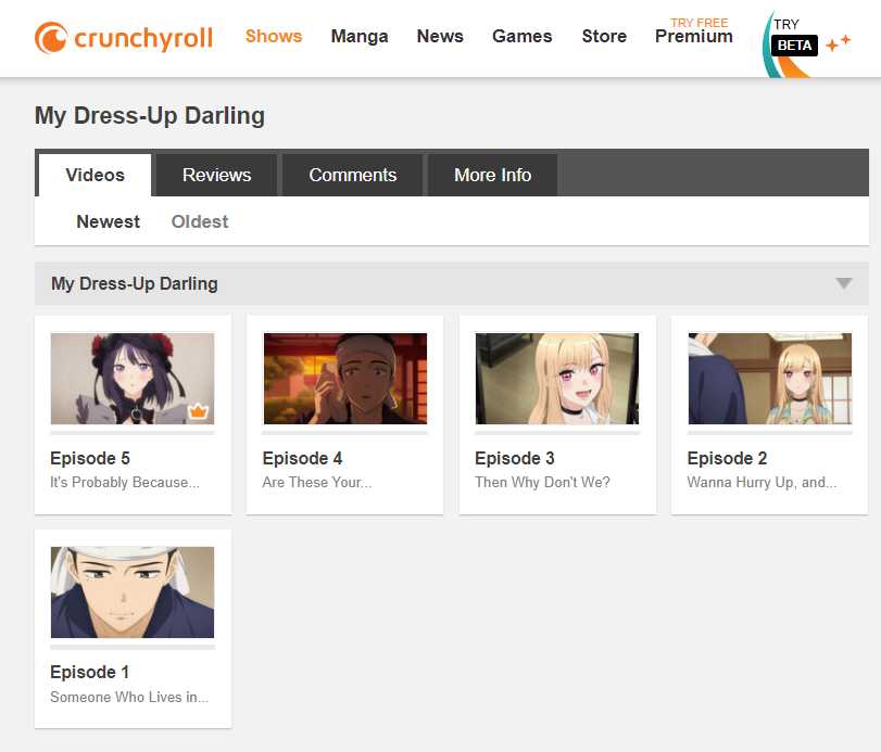 Watch My Dress-Up Darling on Crunchyroll