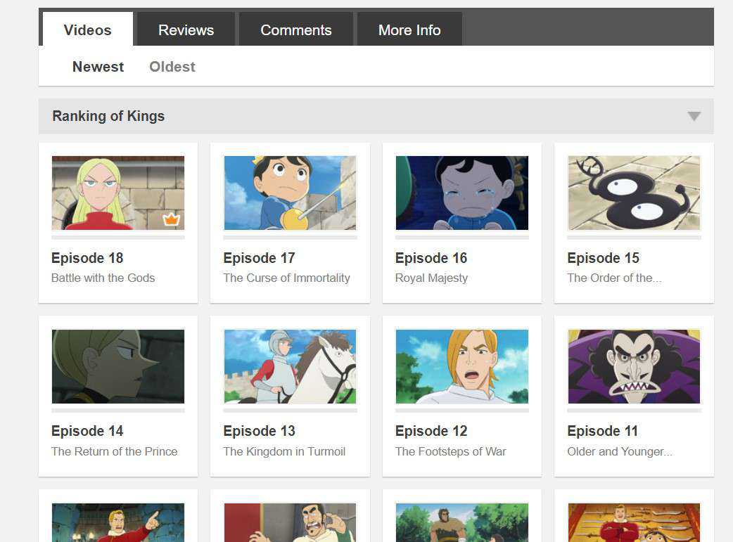 Watch Ranking of Kings on Crunchyroll