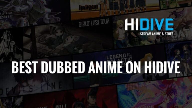 Best Dubbed Anime on Hidive