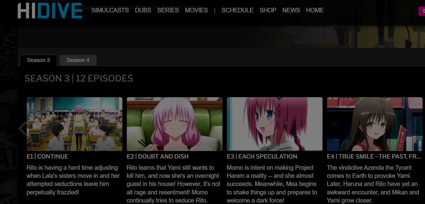 Watch To Love-Ru on Hidive