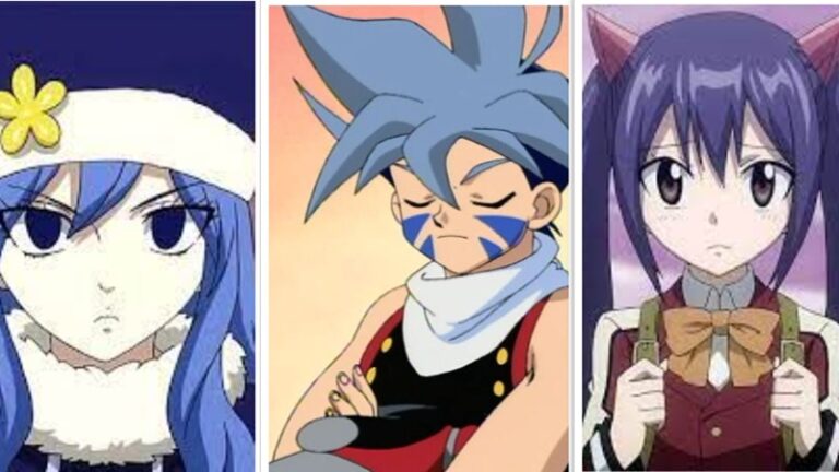 Popular Anime with Long Blue Hair