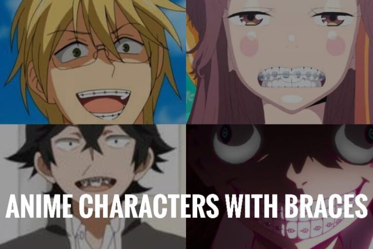 anime characters with braces