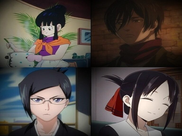 Anime characters with Black Hair and Bangs