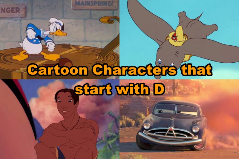 Cartoon Characters that start with D