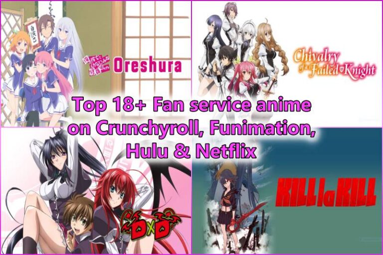 Fan service anime on Crunchyroll, Funimation, Hulu & Netflix